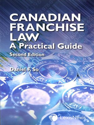 cover image of Canadian Franchise Law